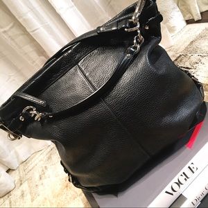 💯 Authentic COACH Large Leather ‘Brooke’ HoBo Bag